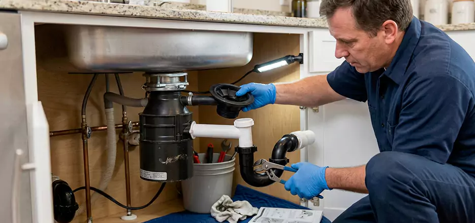 Garbage Disposal Splash Guard and Trap Installation in East Hartford